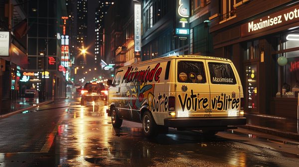 Maximisez votre visibilité avec le lettrage camionnette