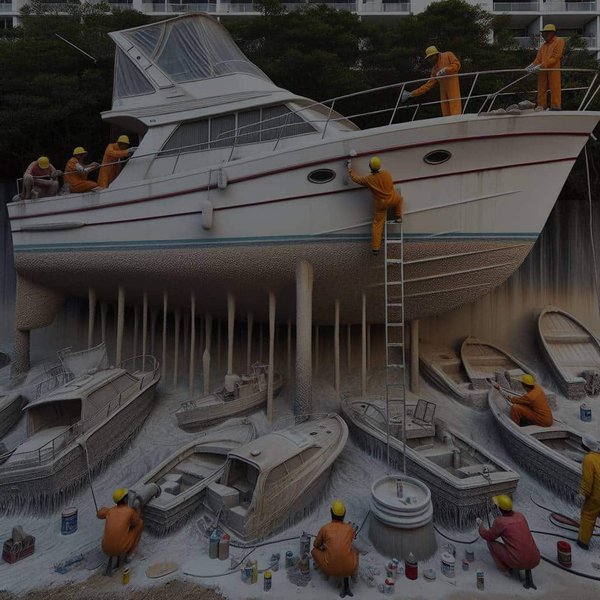 Quelles sont les méthodes pour restaurer les éléments en fibre de verre d'un bateau de plaisance ?